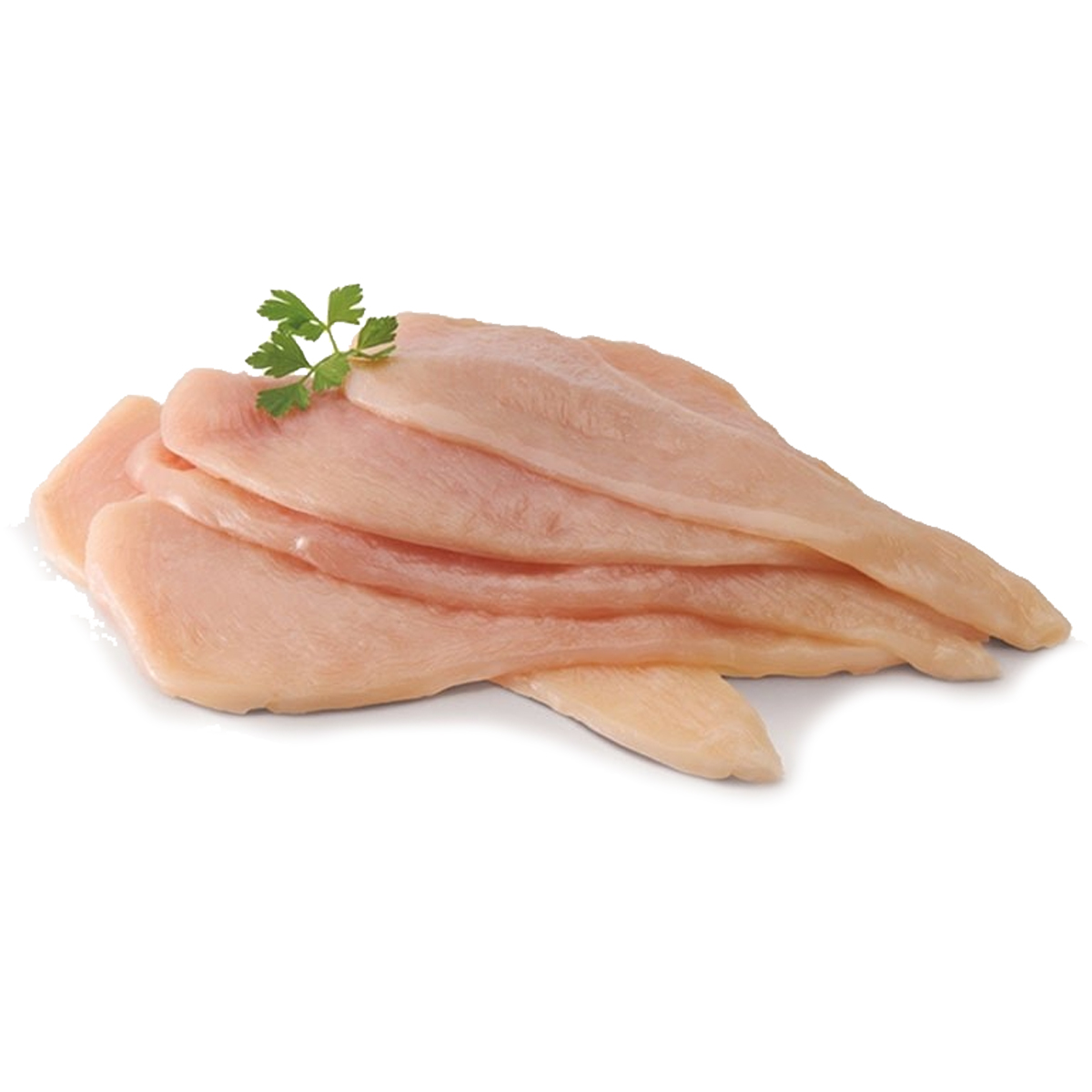Pechuga de pollo fileteada